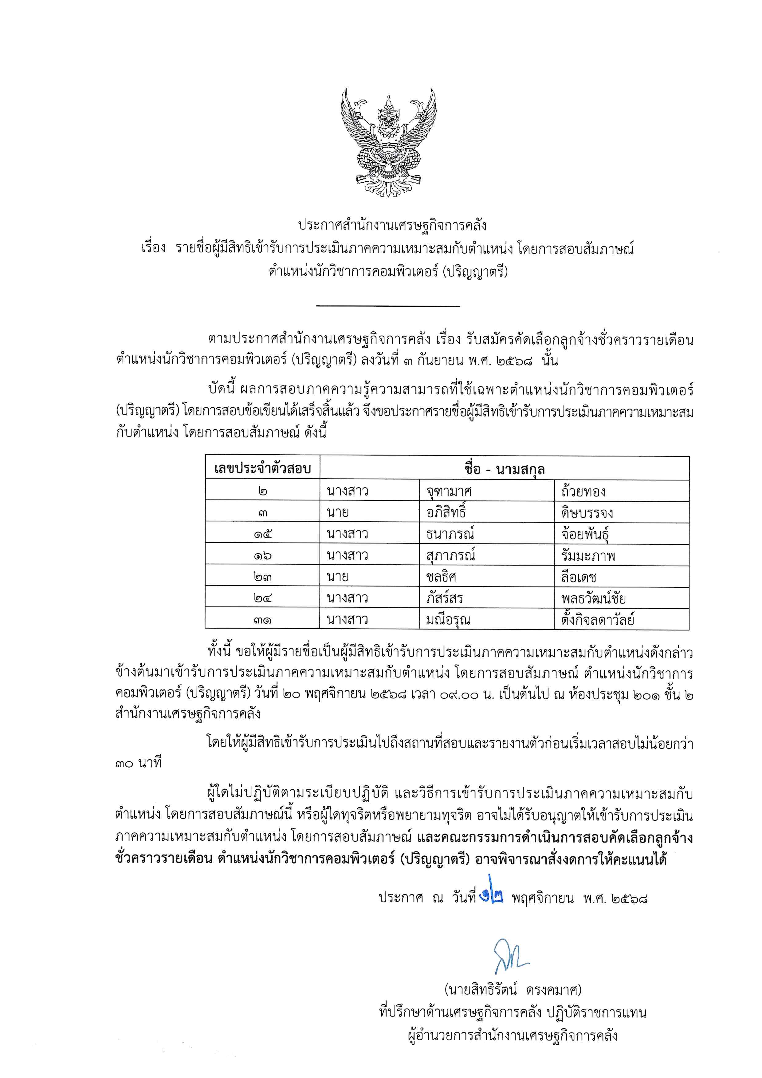 รายชอผมสทธเขารบการประเมนภาคความเหมาะสมกบตำแหนง-โดยการสมภาษณ-ตำแหนงนกวชาการคอมพวเตอร-(ปรญญาตร).jpg